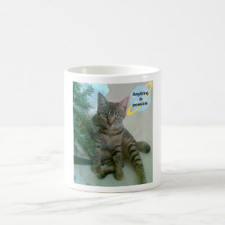 Personifierad rolig kattmuggar kaffemugg