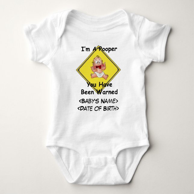 Personifierad rolig nyfödd bebisranka tee shirt (Framsida)