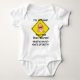 Personifierad rolig nyfödd bebisranka tee shirt (Framsida)