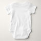 Personifierad rolig nyfödd bebisranka tee shirt (Baksida)