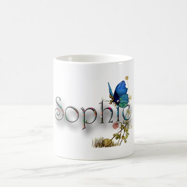 Personifierad "Sophie" design Kaffemugg (Center)
