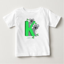Personifierad t-skjorta - K för Koala
