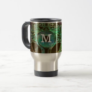 Personifierad Themed Monogramdesign för bil Resemugg