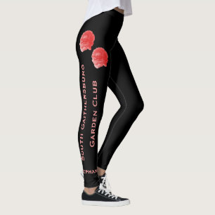 Personifierad trädgårdarbeteaste klubbdamasker med leggings