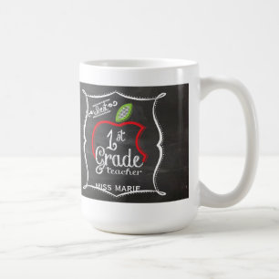 Personifierade 1st klass   för krita kaffemugg