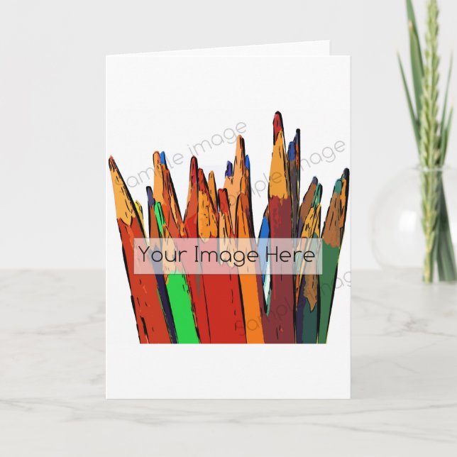 Personifierade hälsningkort kort (Framsida)