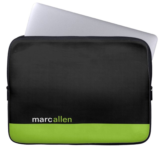 Personifierade moderna 519 laptop sleeve (Framsidan)