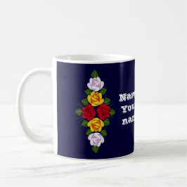 Personifierade Narrowboat ro Kaffemugg