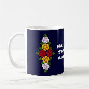Personifierade Narrowboat ro Kaffemugg