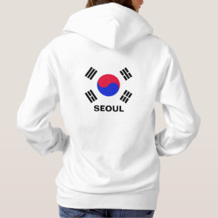 Personifierade "Seoul" och sydkoreansk flagga T Shirt