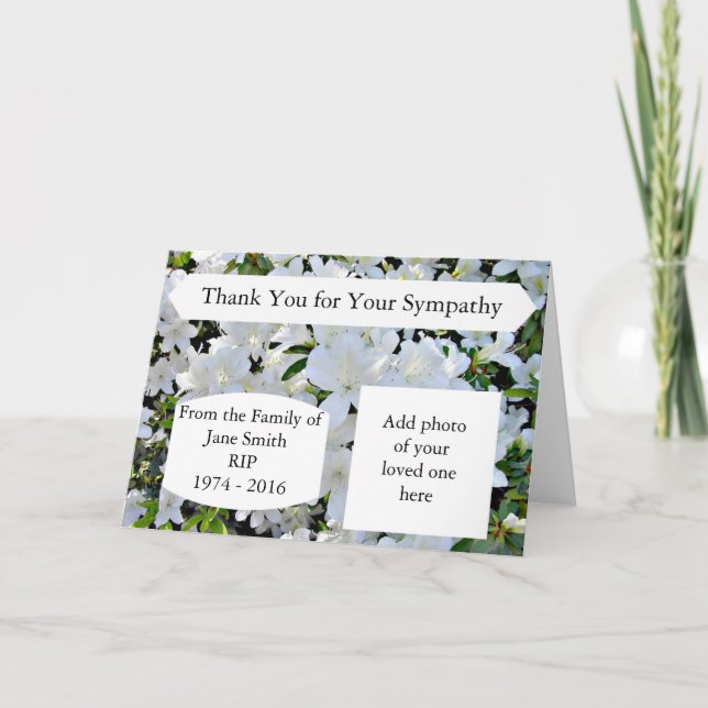 Personifierade sympatitackkort tack kort (Framsida)