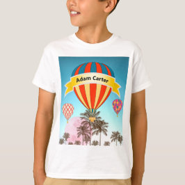 Personifierade tropiska luftballonger t shirt