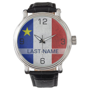 Personifierar det Acadian bedrövad Grunge för Armbandsur