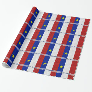 Personifierar det Acadian bedrövad Grunge för Presentpapper
