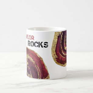 *~* personifierar guld- glitter för KÄNDA Kaffemugg