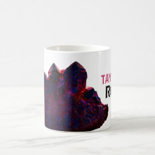 *~* personifierar purpurfärgade rosa kristaller kaffemugg