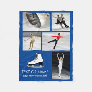 Personifierat åka skridskor fotoCollageskater nam Fleecefilt