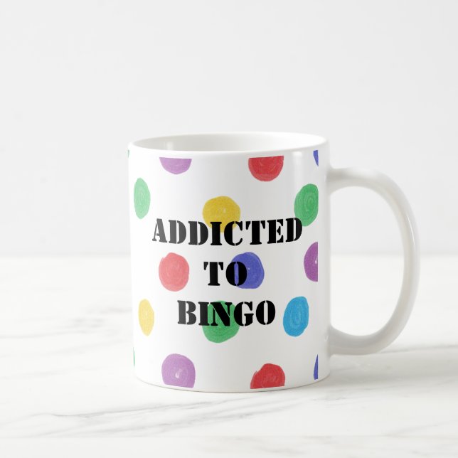 Personifierat beroende till BINGODabber den roliga Kaffemugg (Höger)