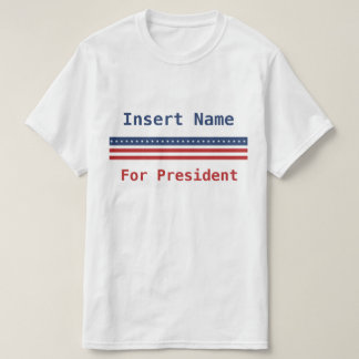 Personifierat för president t-shirt