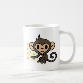 *! PERSONIFIERAT! * gullig apa Kaffemugg