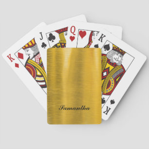 Personifierat klassikerguld casinokort