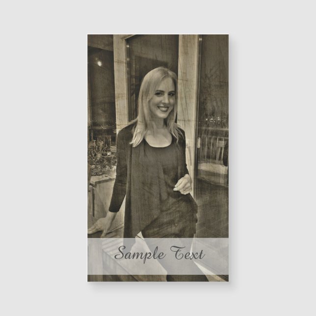 Personifierat lägg till bild och text (Framsida)