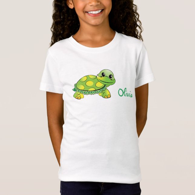 Personifierat le sköldpaddan t shirt (Framsida)