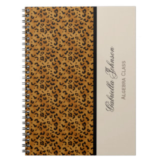Personifierat: Leopardtryckanteckningsbok Anteckningsbok