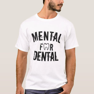 Personifierat mentalt för tand- skjorta t shirt