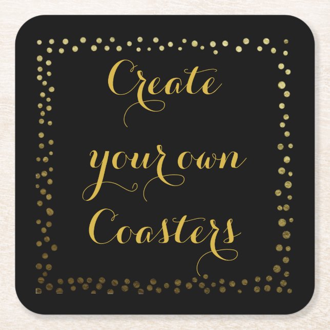 personifierat och skapa din egna kustfartyg tackar underlägg papper kvadrat (Framsidan)