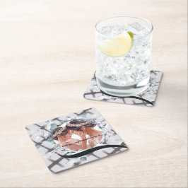 PERSONILIZE TEXT AND PICTURE UNDERLÄGG PAPPER KVADRAT