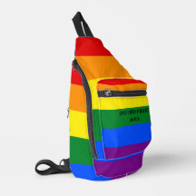 Personise Crossbody Bag - LGTBQI Pride Flagga City
