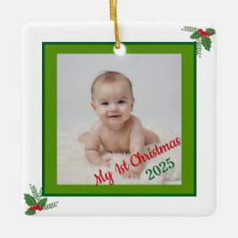 Personized Baby 1st Christmas Ornament