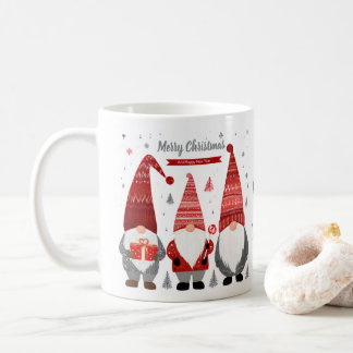Personized Christmas Gnome Mug Kaffemugg