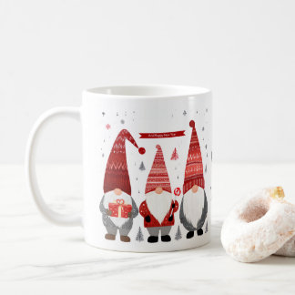 Personized Christmas Gnome Mug Kaffemugg