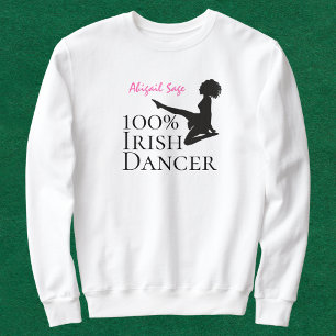 Personlig 100 % Irish Dancer Soft Shoe Dance T Shirt