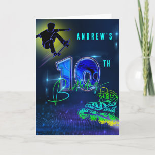 Personlig 10-årsdag Pojke Kort