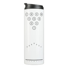 Personlig 10-stifts Bowling Lane Stift-pilpunkter