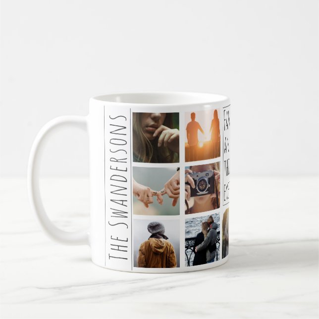 Personlig 14 Ram-offert Kaffemugg (Vänster)