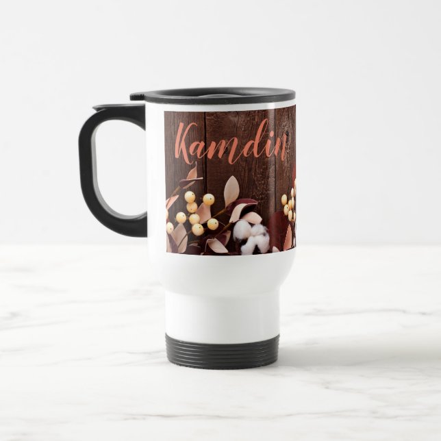 Personlig 15 uns kaffe mugg Cotton Gren på (Vänster)