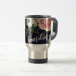 Personlig 15 uns kaffe mugg Geometric Navy