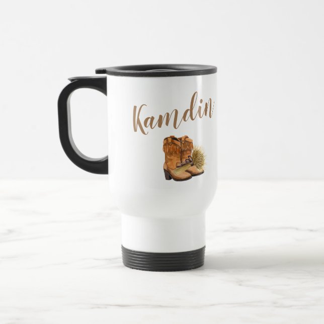 Personlig 15 uns kaffe mugg sommar Land We (Vänster)