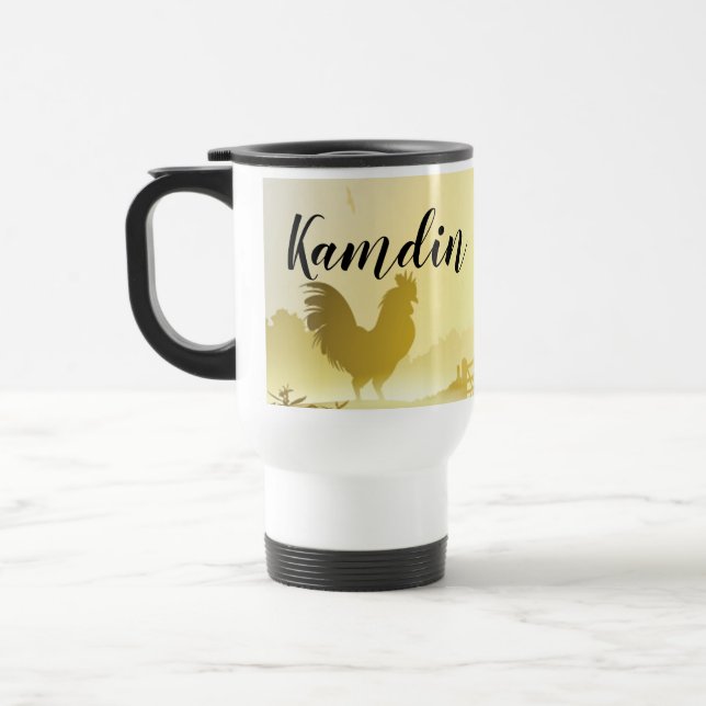 Personlig 15 uns kaffe mugg Sunny God morgon Far (Vänster)