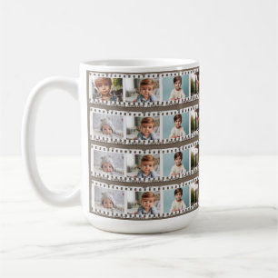 Personlig 16 Familjefoto och Friend Photo, Vintage Kaffemugg