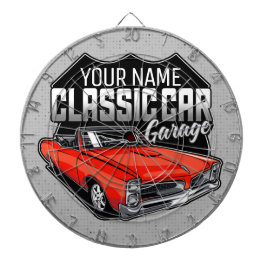 Personlig 1966 Car Garage för konvertibla klassisk Darttavla