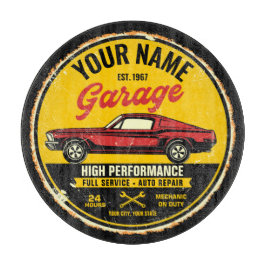 Personlig 1967 Fastback Red Classic Car Garage 