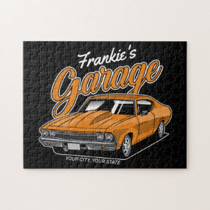 Personlig 1968 396 Klassisk Muskelbilsgarage Pussel