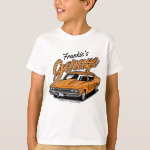 Personlig 1968 396 Klassisk Muskelbilsgarage T Shirt