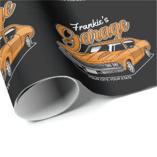 Personlig 1968 396 Klassiskt bilgarage Presentpapper