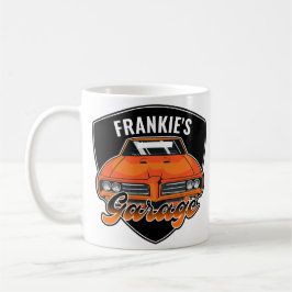 Personlig 1969 Ram Air 400 Muscle Car Garage Kaffemugg
